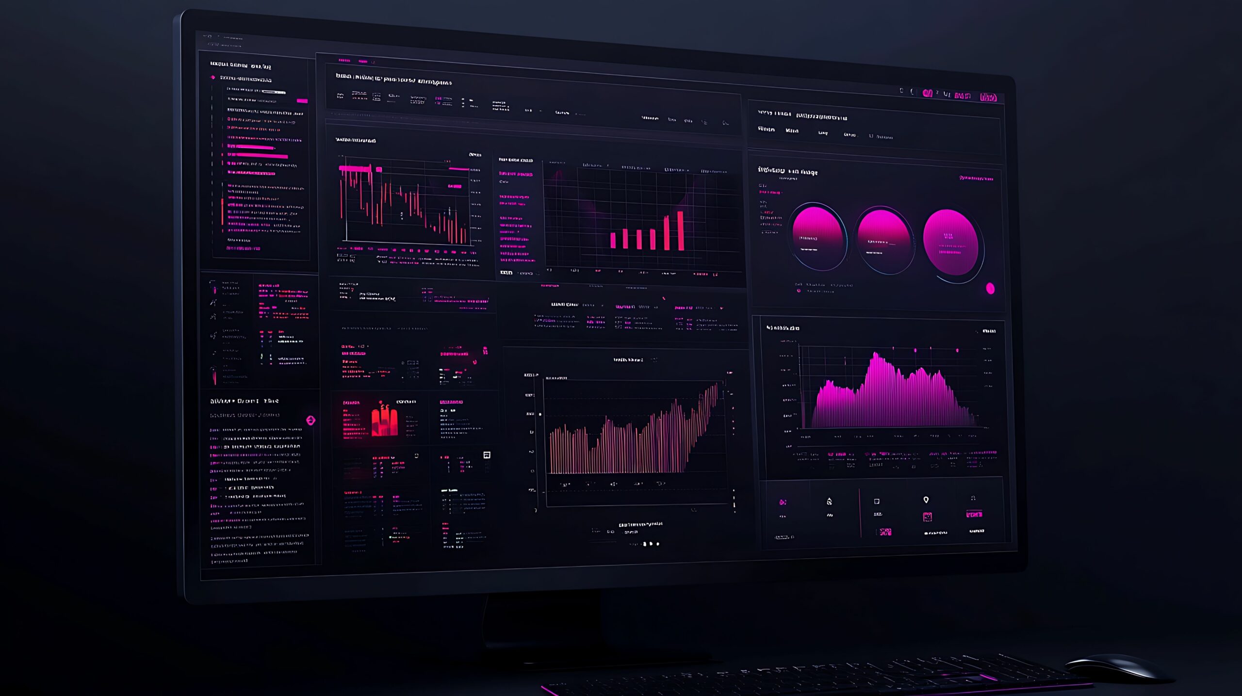 Dark mode web design